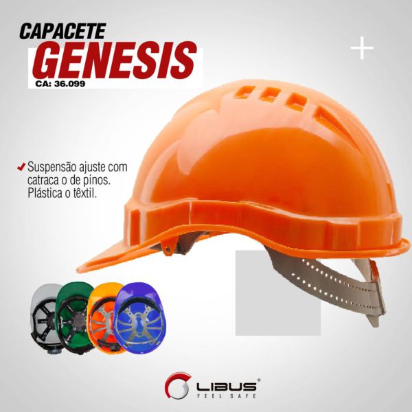 Capacete de Segurança Tipo II Gênesis Libus DK Equipamentos